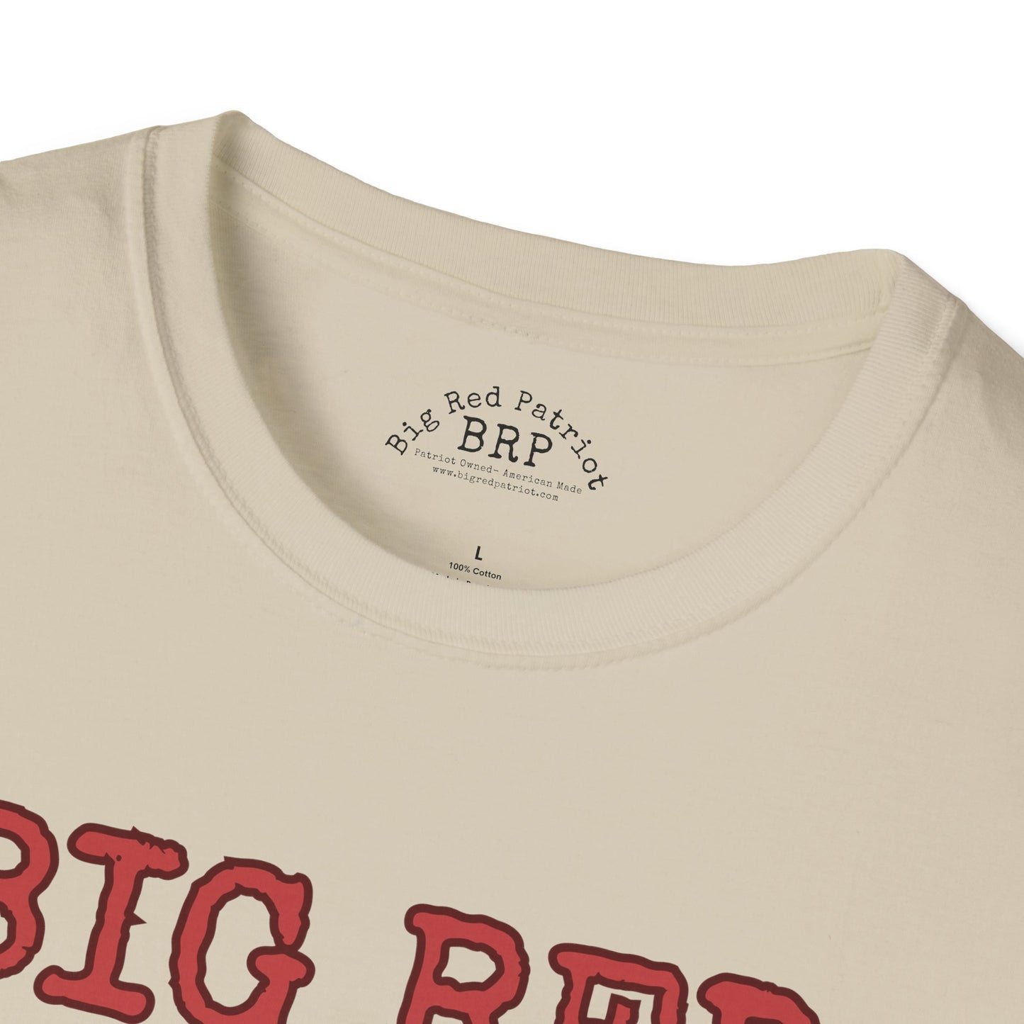Big Red Patriot Signature Tee Light