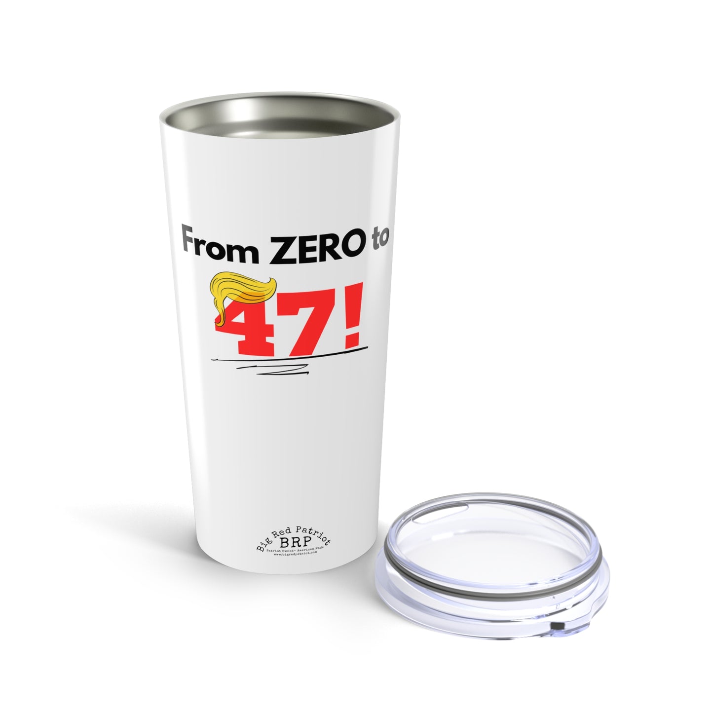 From ZERO To 47 Stainless Steel Tumbler 20oz
