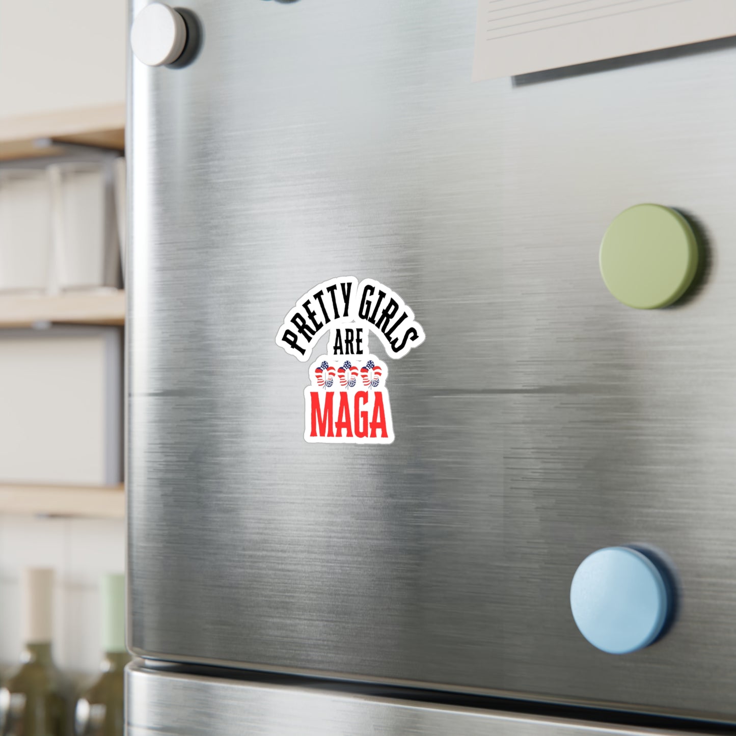 Pretty Girls Are MAGA Vinyl Decals