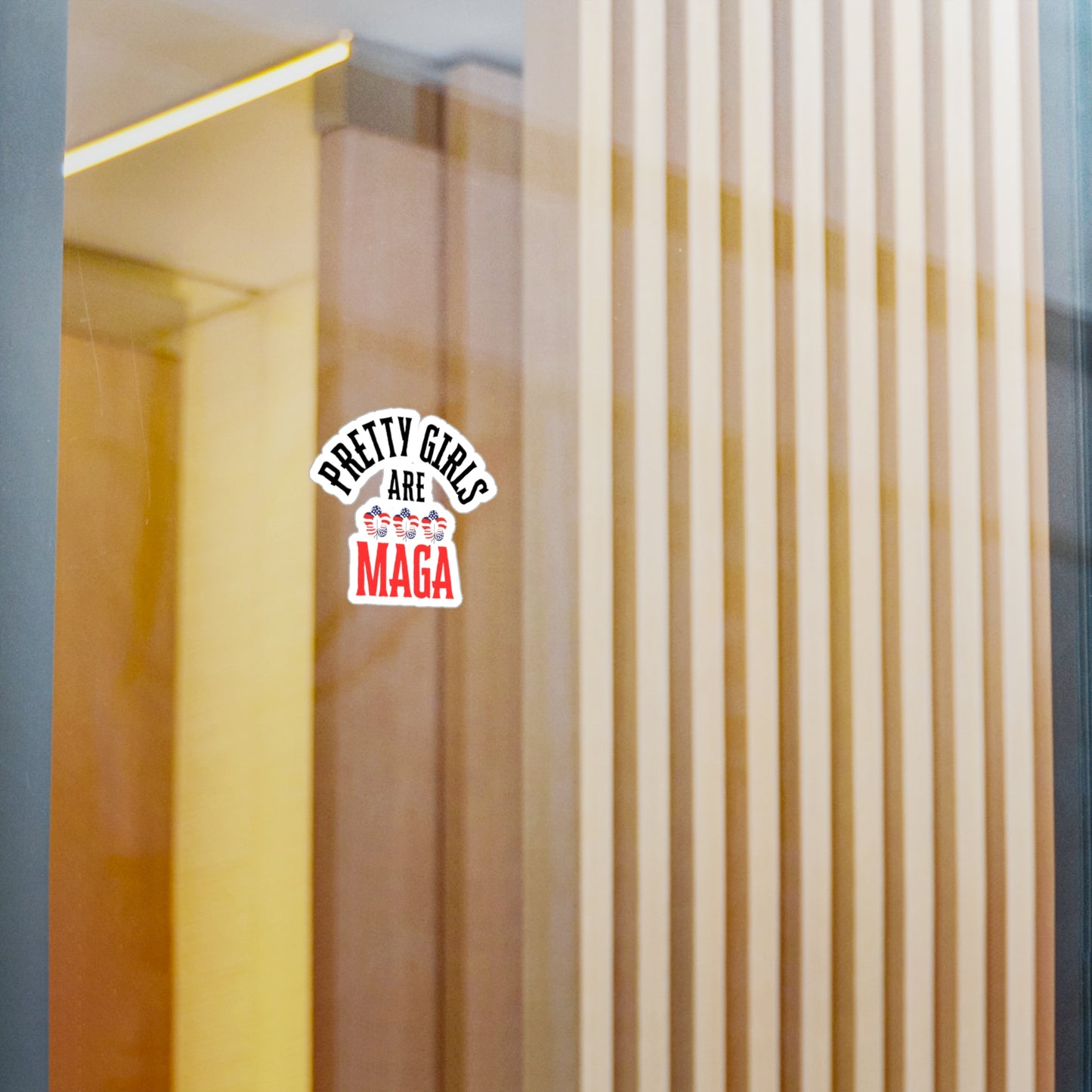 Pretty Girls Are MAGA Vinyl Decals