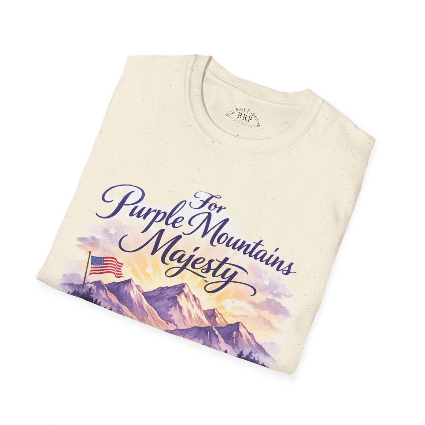 For Purple Mountains Majesty, Happy 250th Birthday America Soft Tee