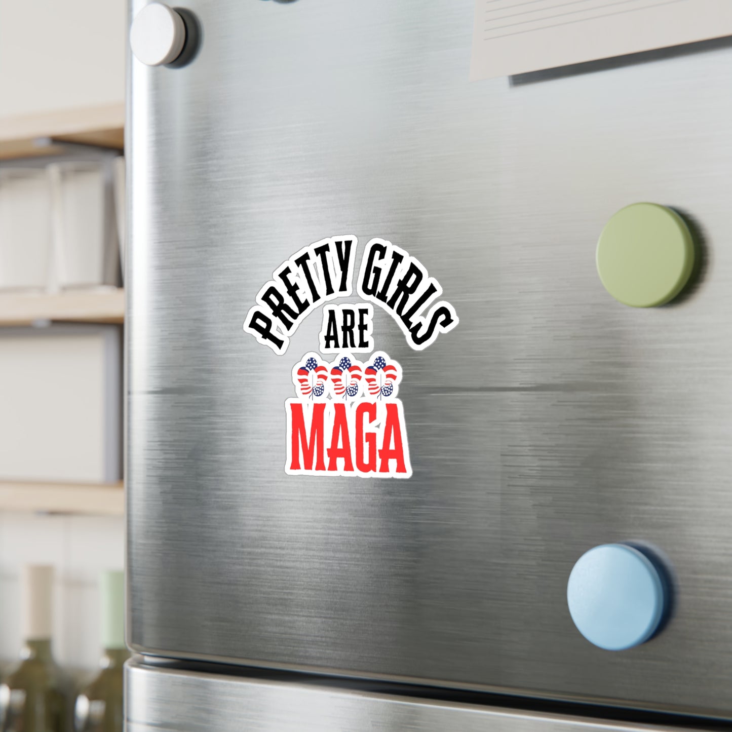 Pretty Girls Are MAGA Vinyl Decals