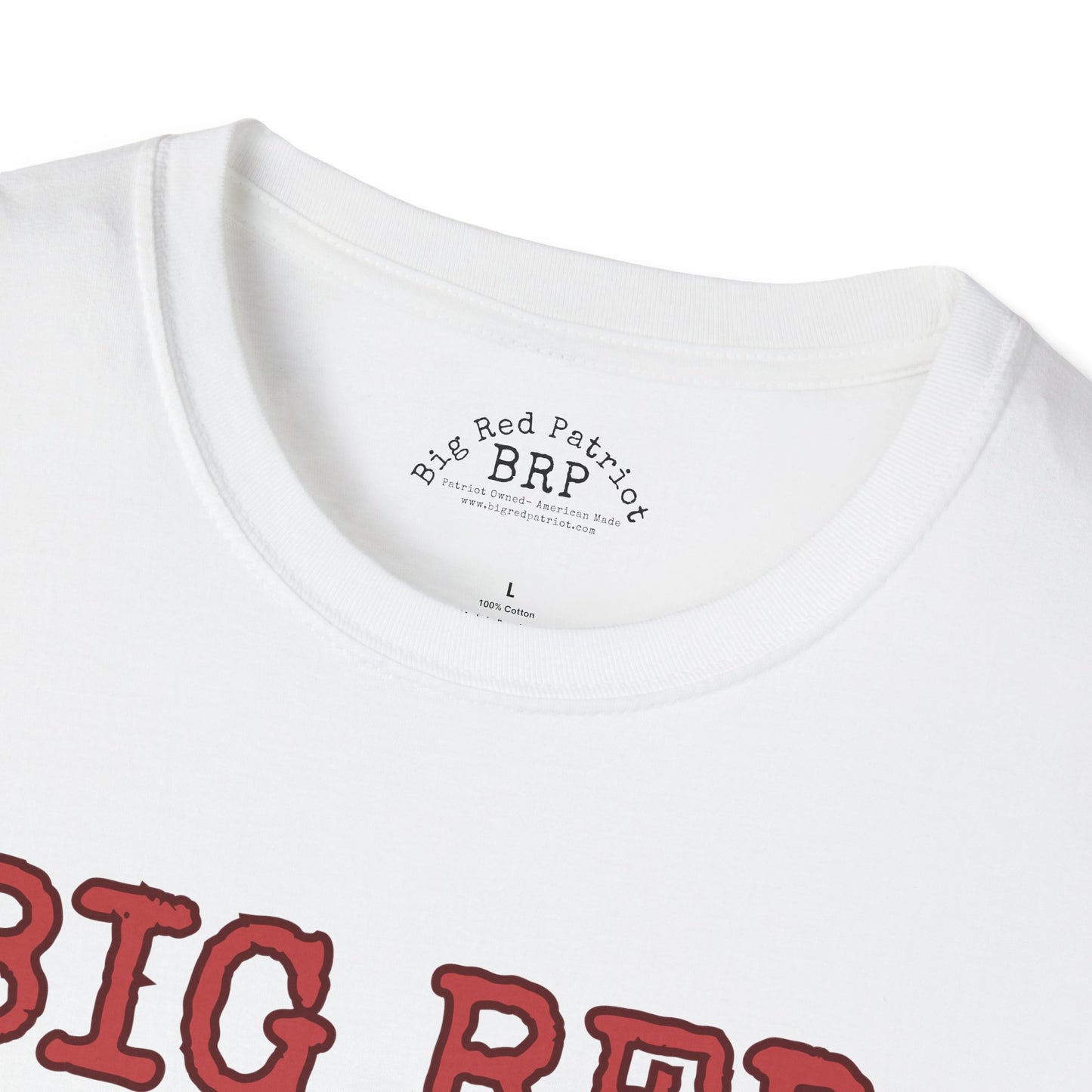 Big Red Patriot Signature Tee Light