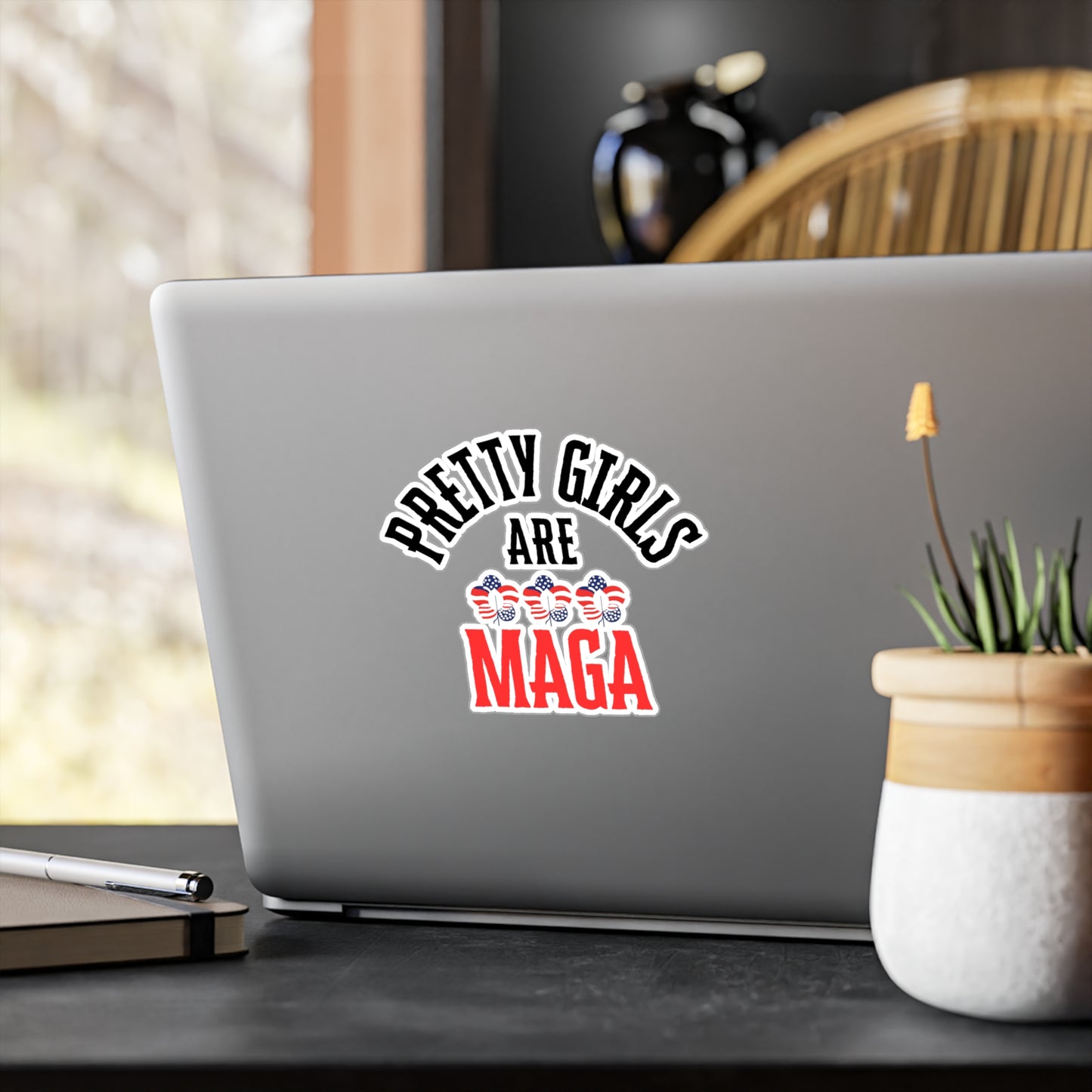 Pretty Girls Are MAGA Vinyl Decals