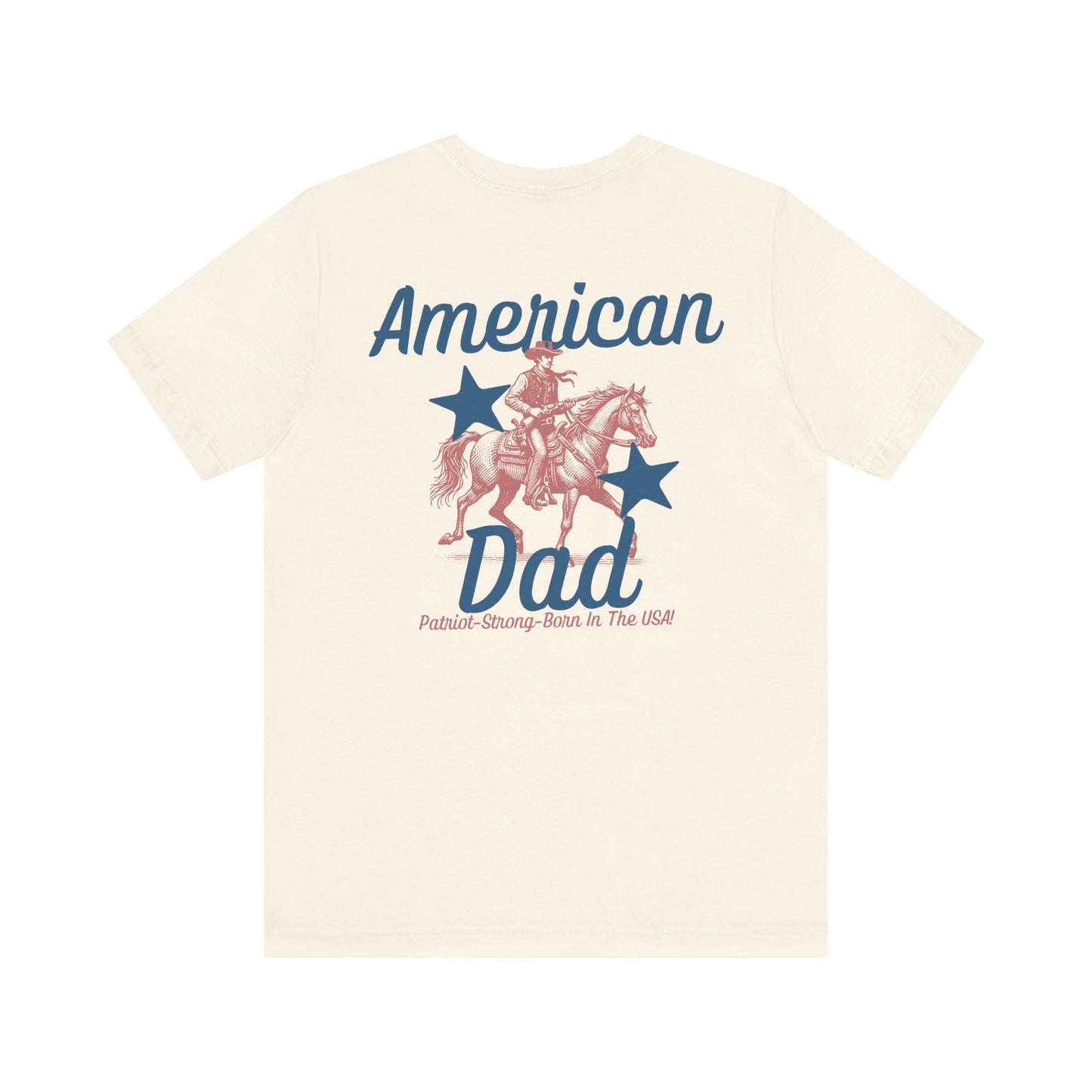 American DAD Patriotic Short Sleeve Tee Light