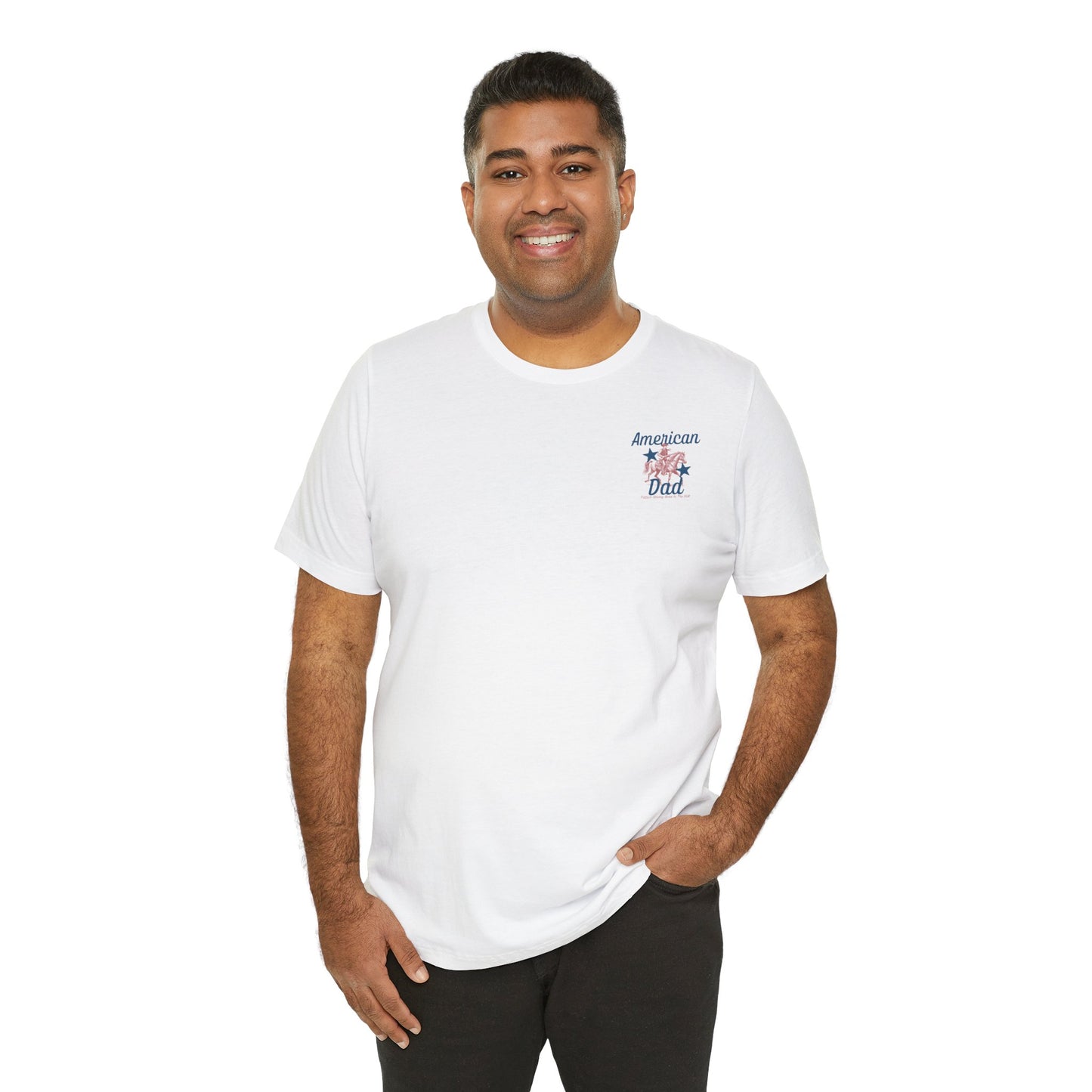 American DAD Patriotic Short Sleeve Tee Light