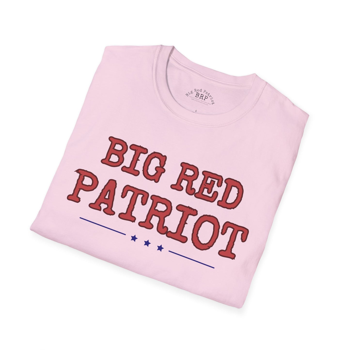 Big Red Patriot Signature Tee Light