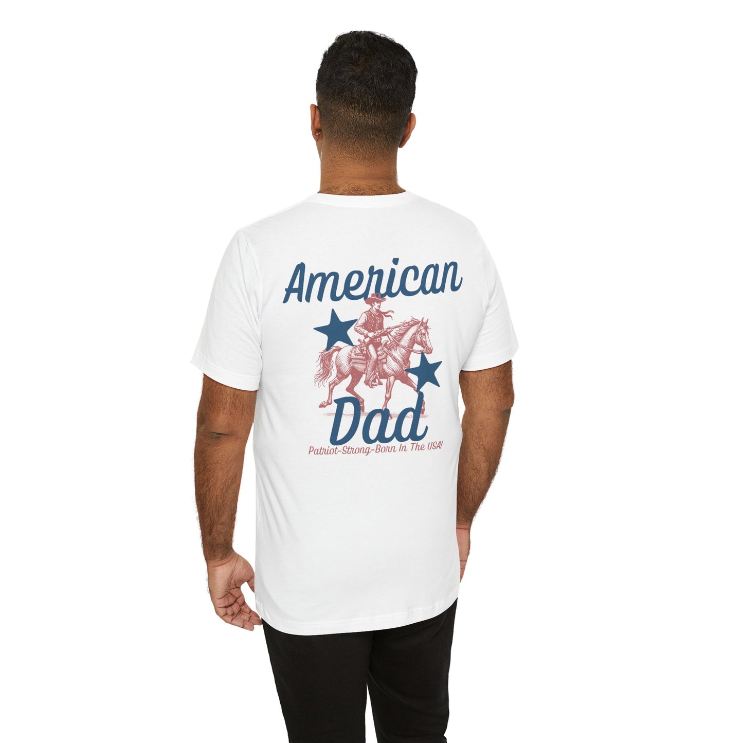 American DAD Patriotic Short Sleeve Tee Light
