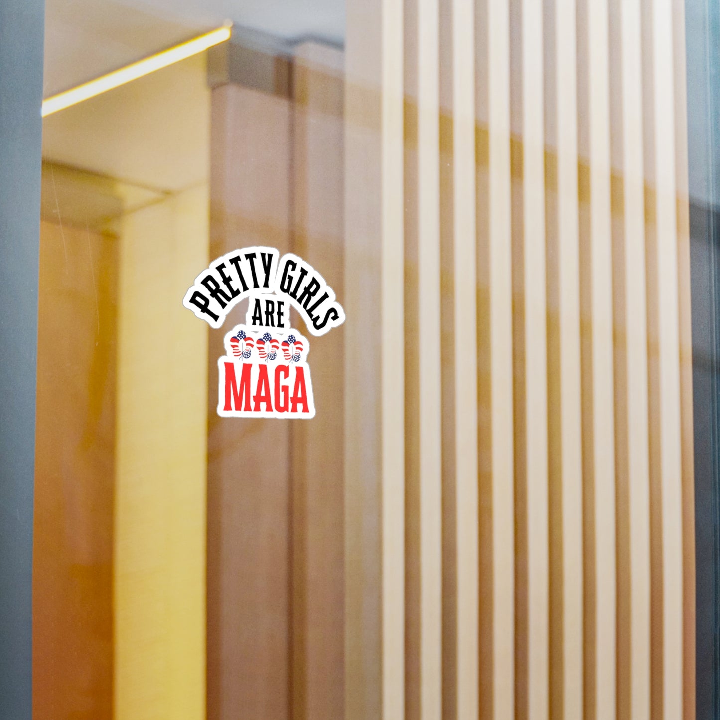 Pretty Girls Are MAGA Vinyl Decals