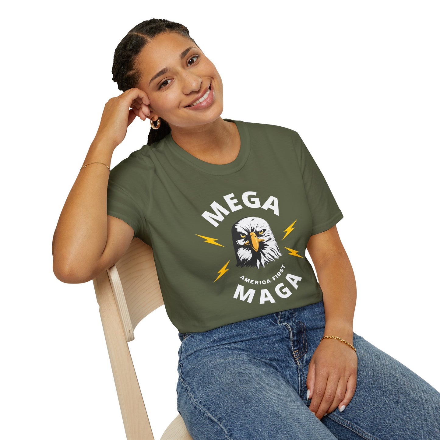 Mega MAGA Eagle Tee