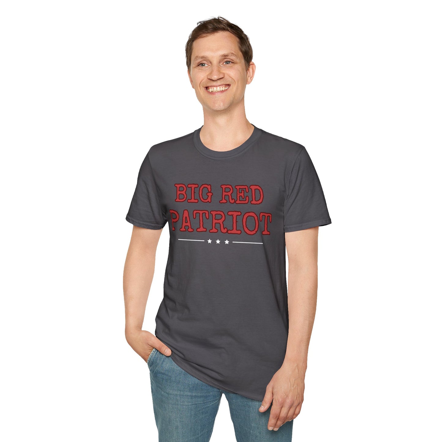 Big Red Patriot Signature Tee Dark