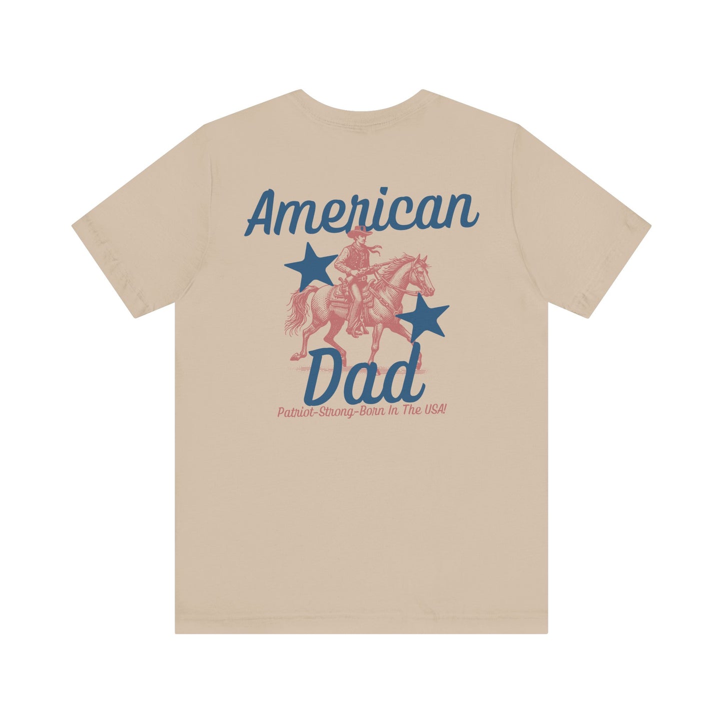 American DAD Patriotic Short Sleeve Tee Light