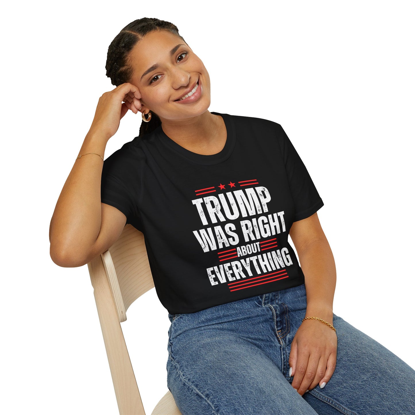 Trump Was Right About Everything Short Sleeve Tee Dark