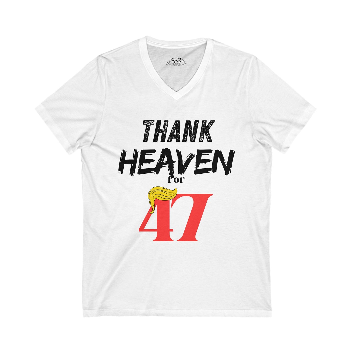 Thank Heaven For 47 V-Neck Tee Light