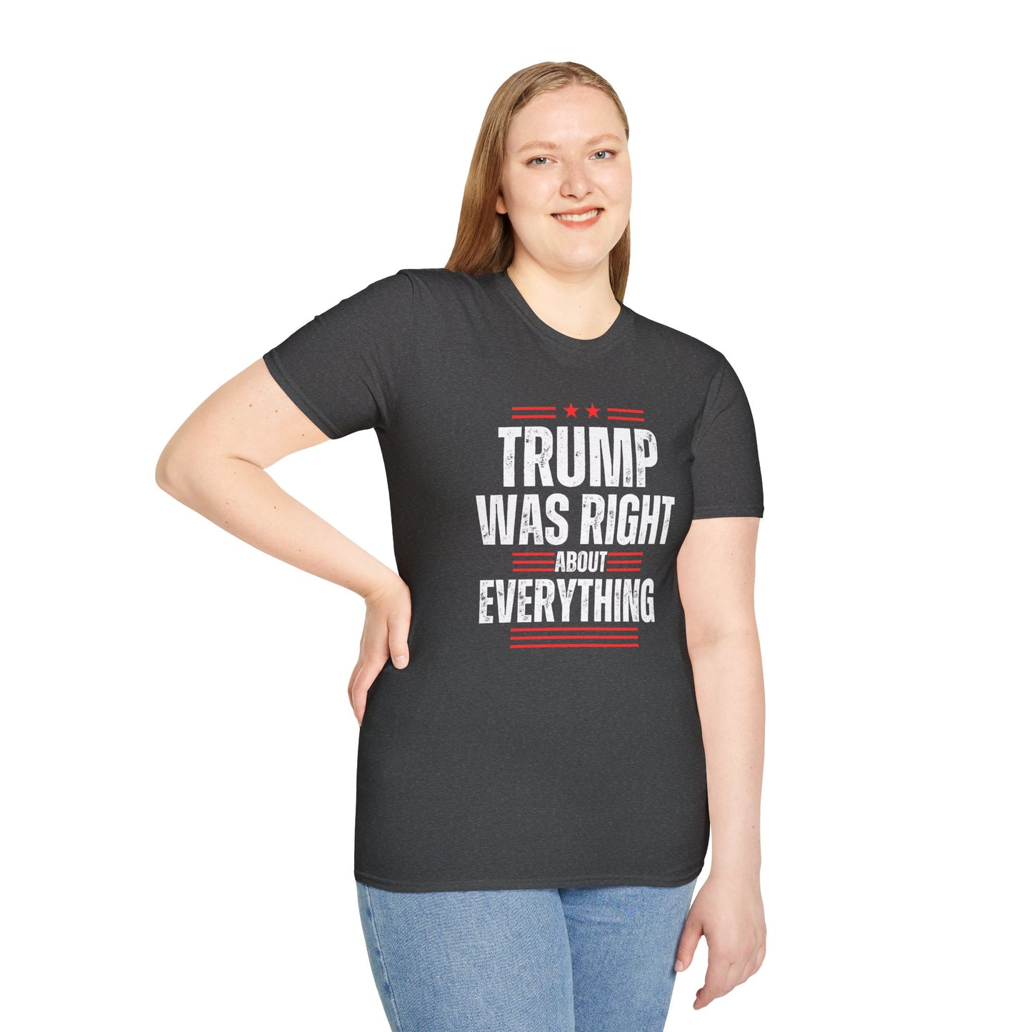 Trump Was Right About Everything Short Sleeve Tee Dark