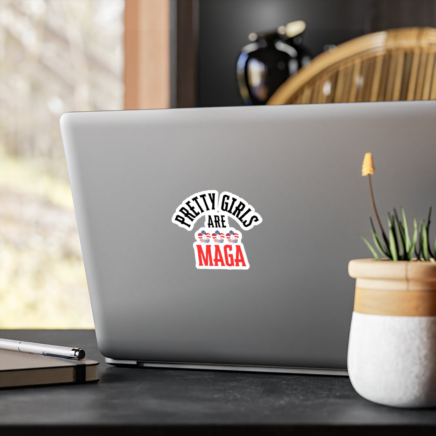 Pretty Girls Are MAGA Vinyl Decals