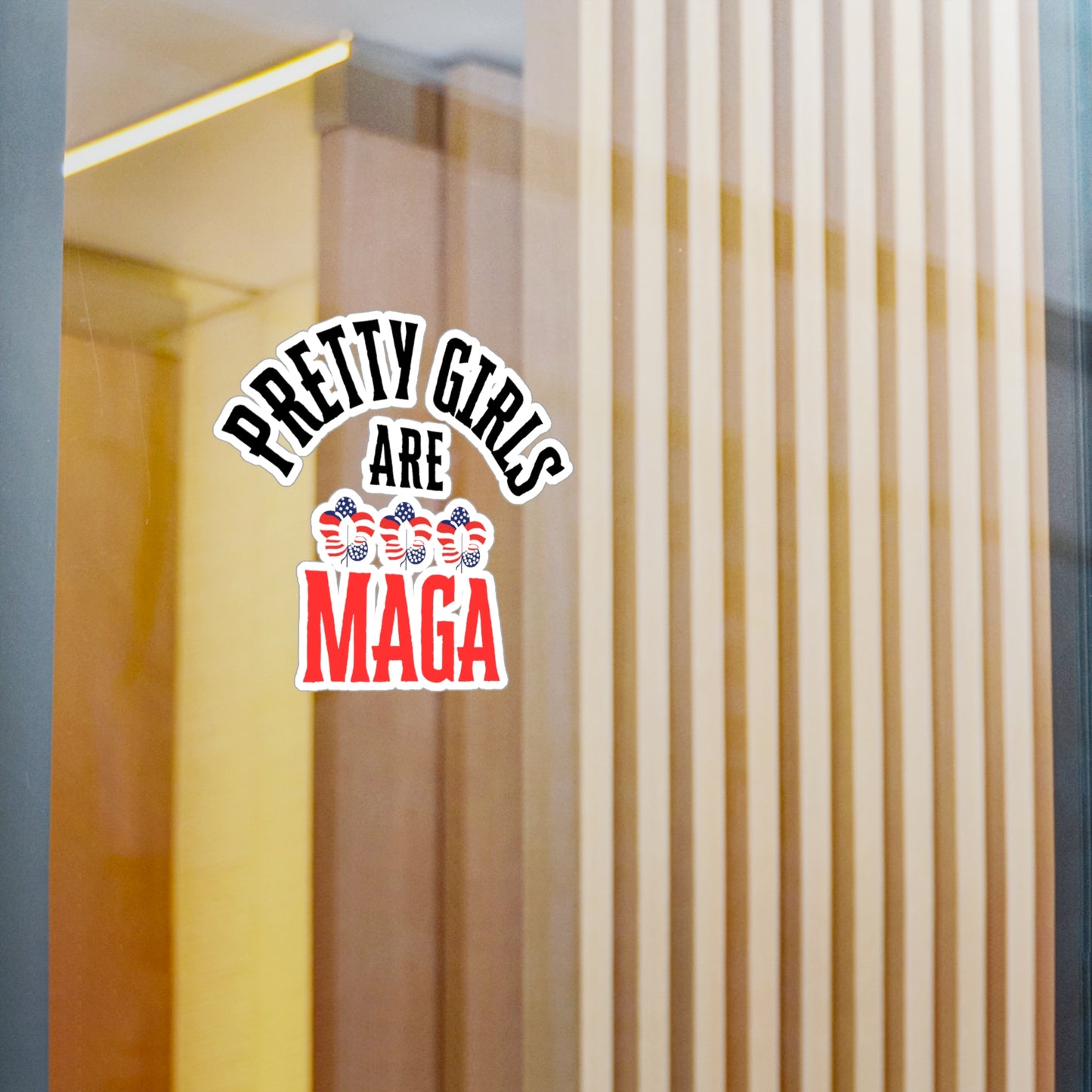 Pretty Girls Are MAGA Vinyl Decals