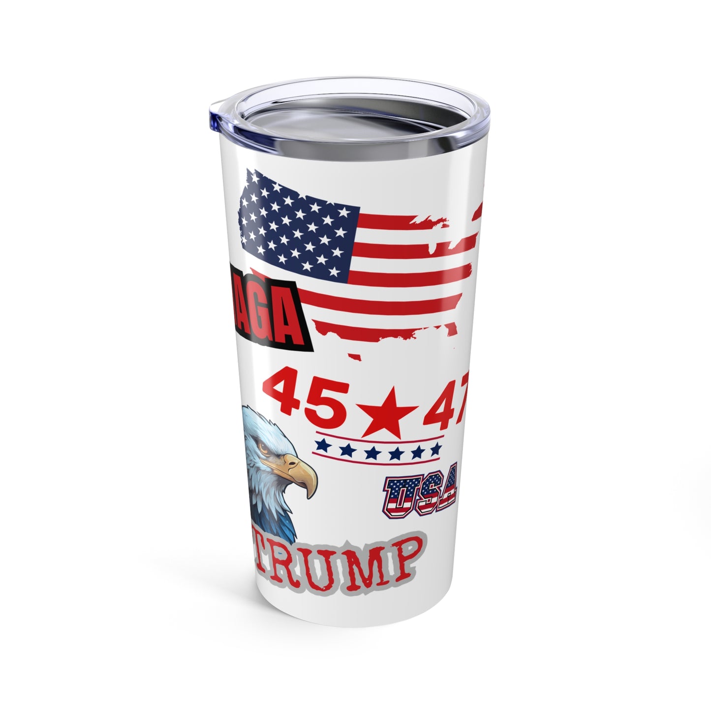 Big Red Patriot MAGA USA Insulated Tumbler 20oz