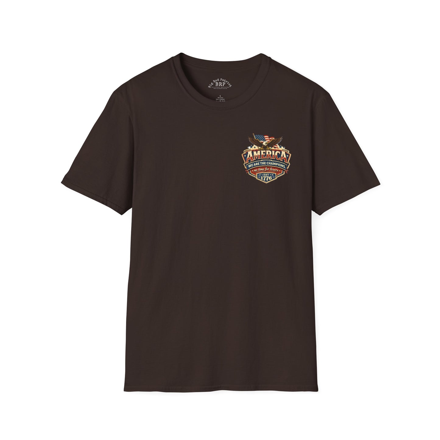 America We Are The Champions, America 250 Line Unisex Tee - Dark