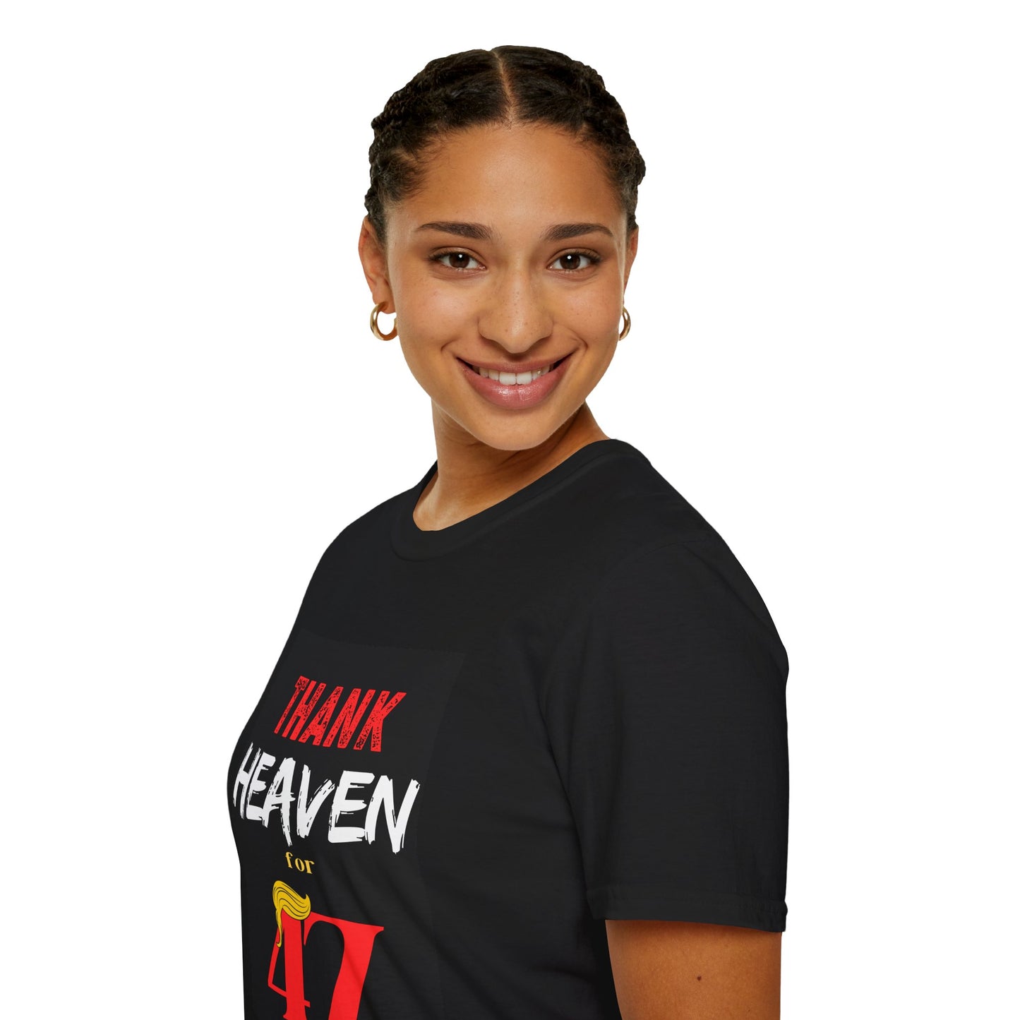 Thank Heaven For 47 Tee - Black