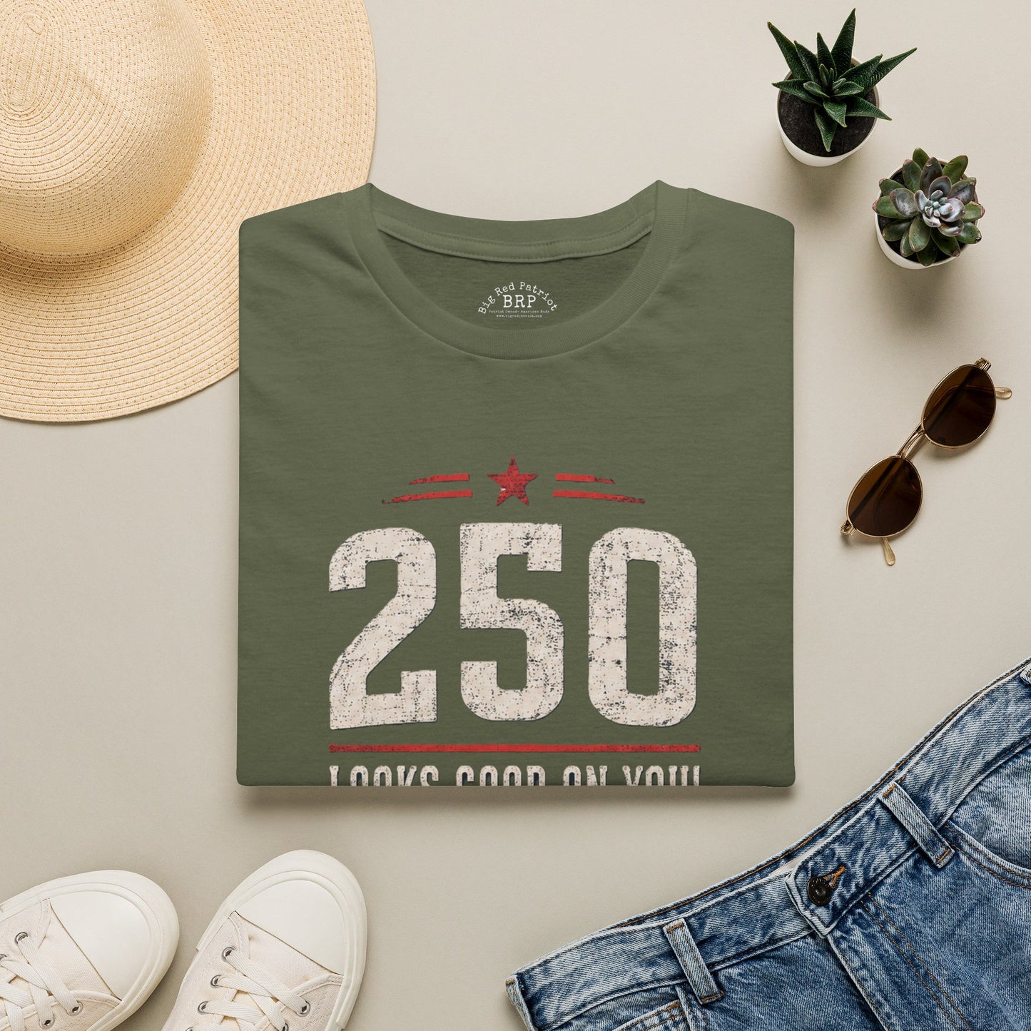 250 Looks Good On You America 250 Vintage Tee