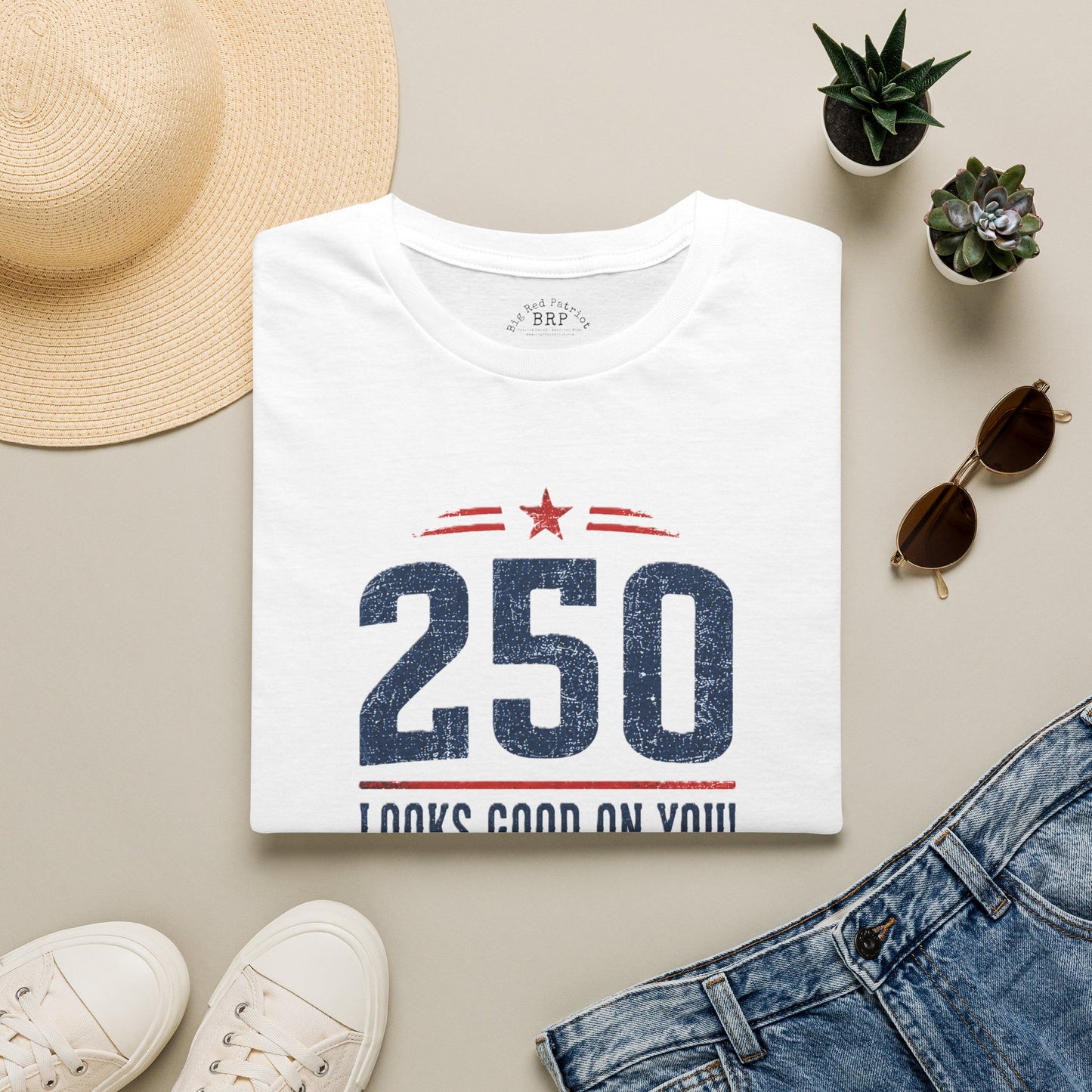 250 Looks Good On You America 250 Vintage Tee