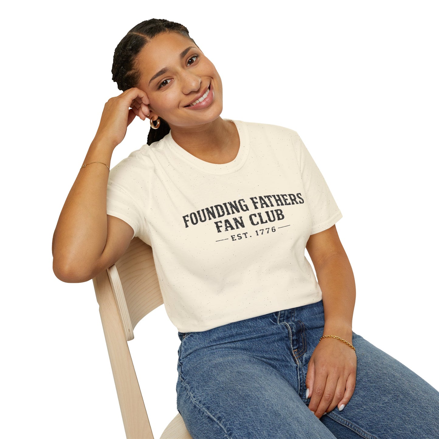Founding Fathers Fan Club Vintage Softstyle Tee