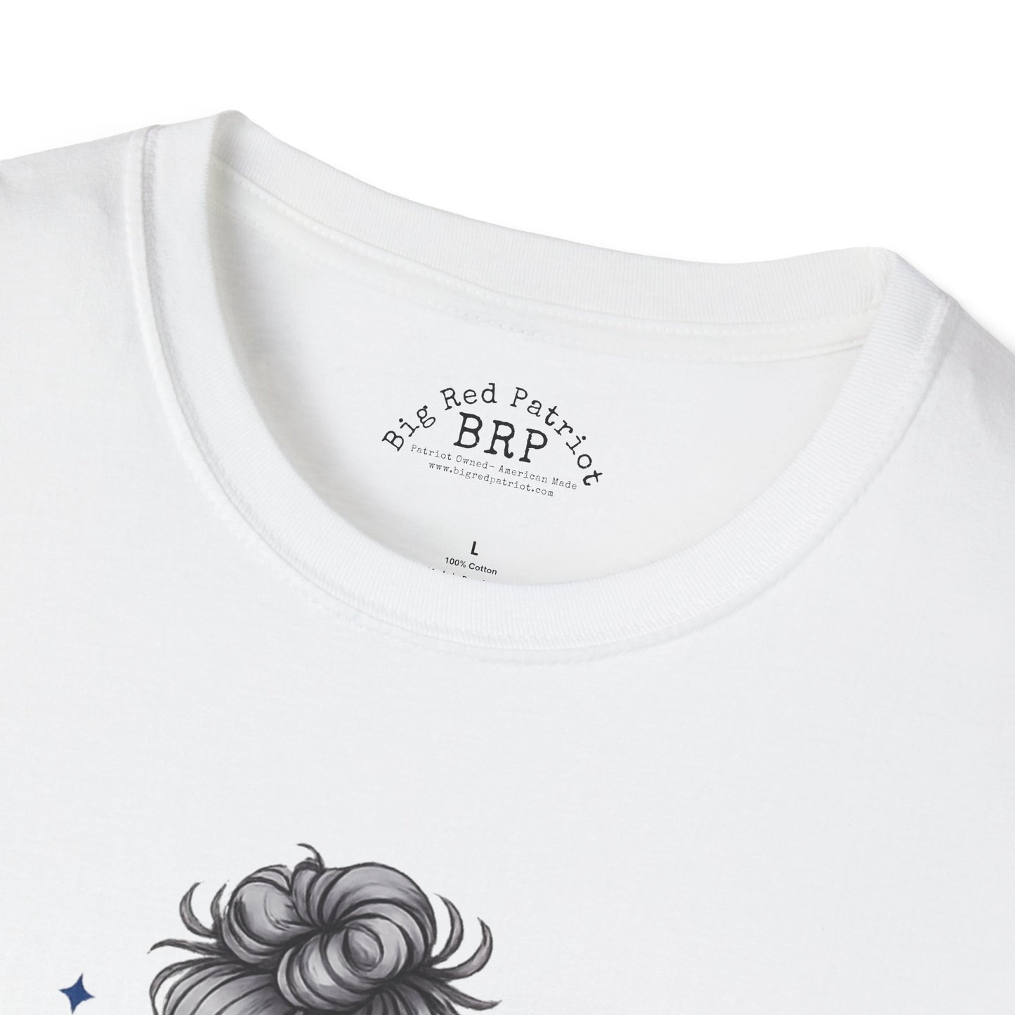 Pretty Girls Love America Softstyle Tee - Silver Hair (Light Tees)