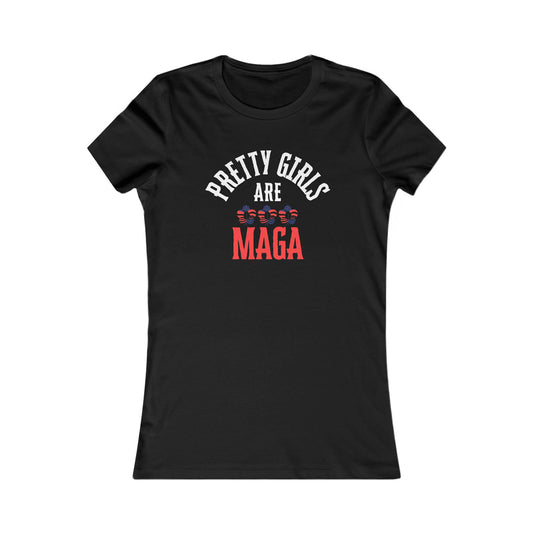 Pretty Girls Are MAGA Ladies Tee