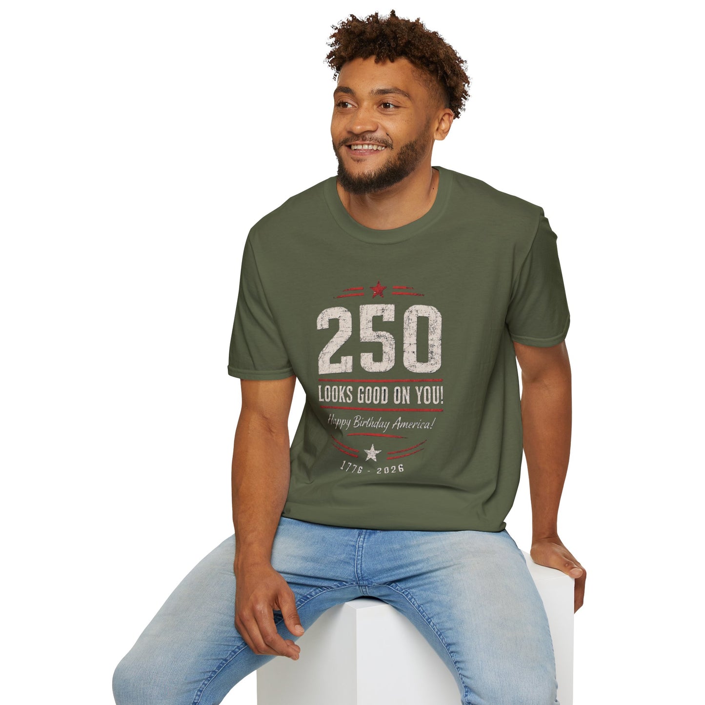 250 Looks Good On You America 250 Vintage Tee