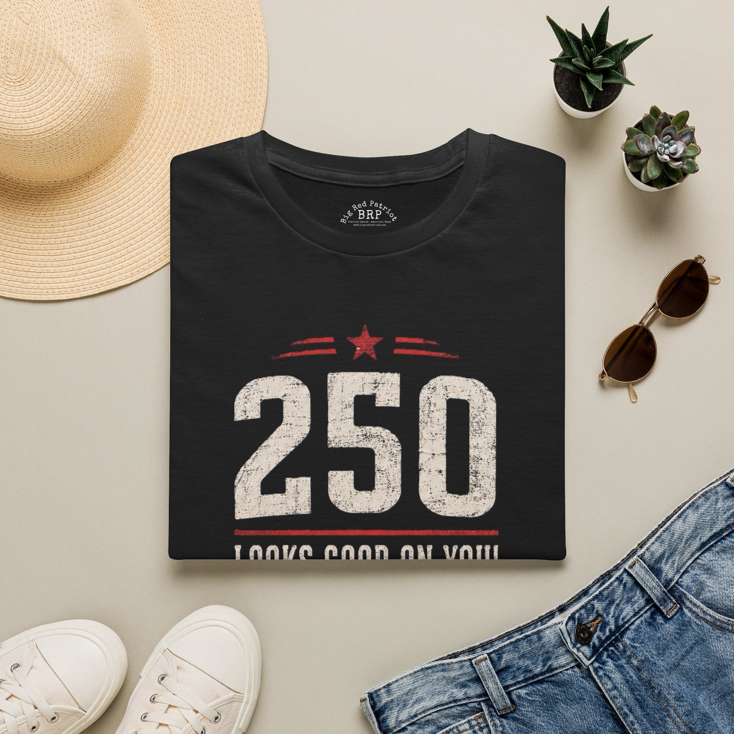 250 Looks Good On You America 250 Vintage Tee