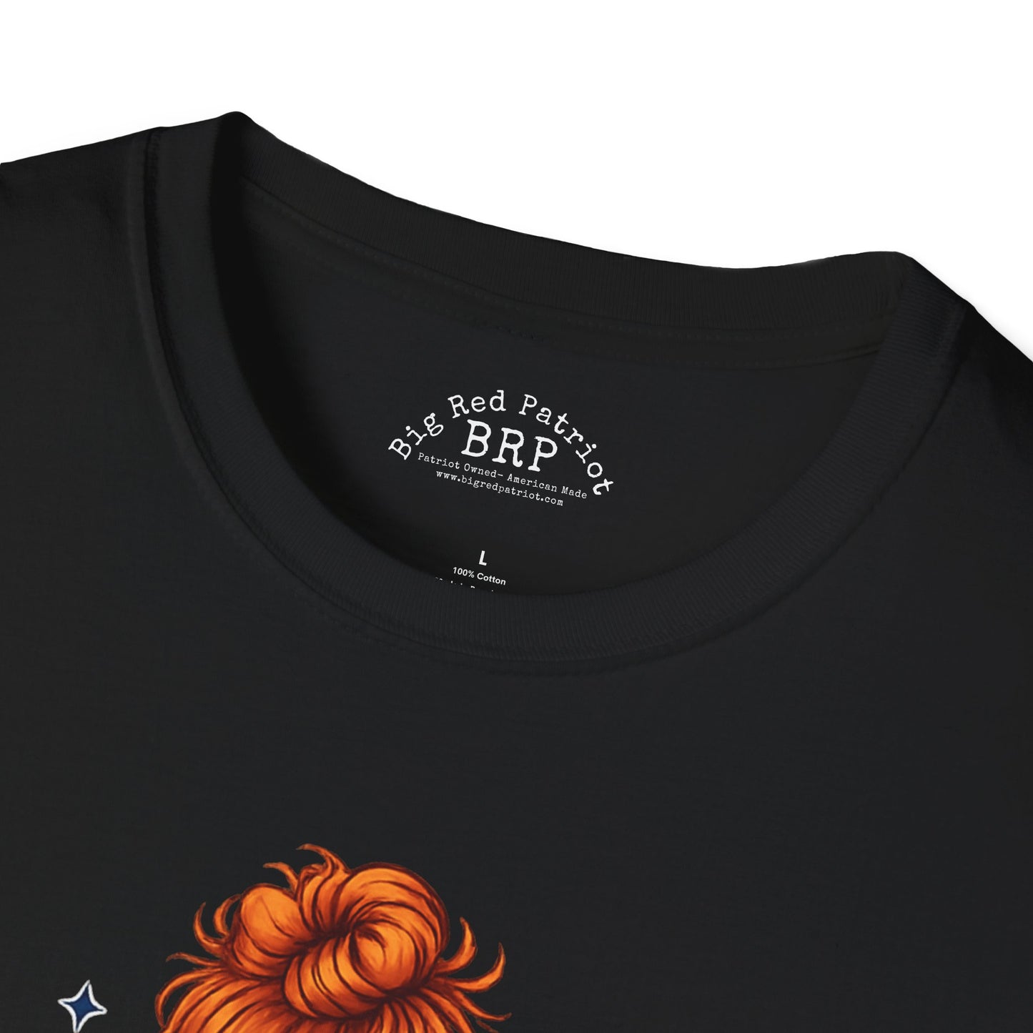 Pretty Girls Love America Softstyle Tee - Redhead (Dark Tees)