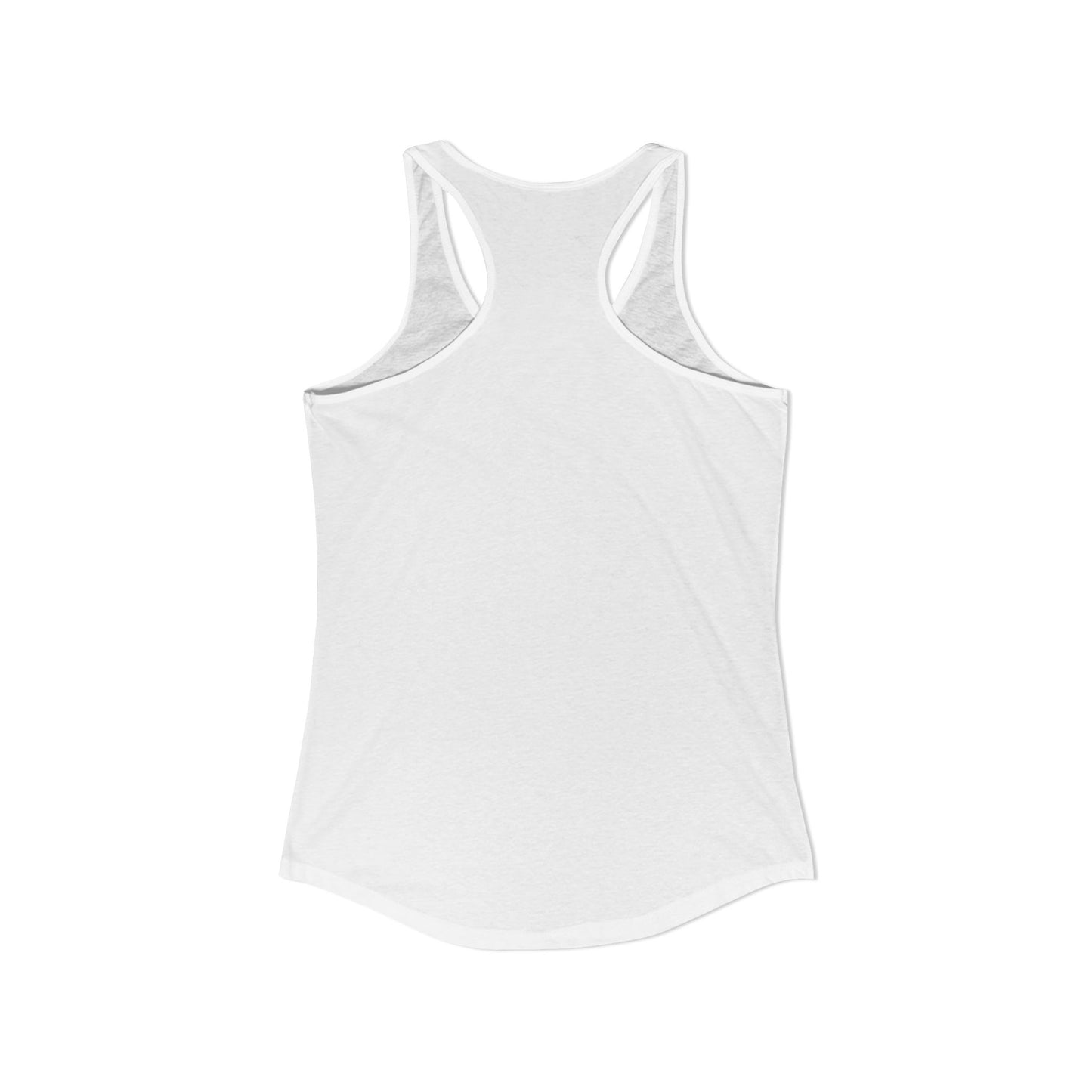 'And The Rocket's Red Glare, Happy 250th Birthday America' Ladies Racerback Tank-White
