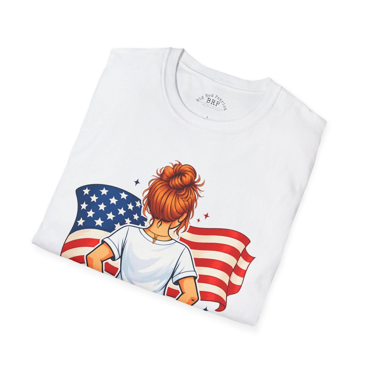 Pretty Girls Love America Softstyle Tee Redhead (Light Tees)