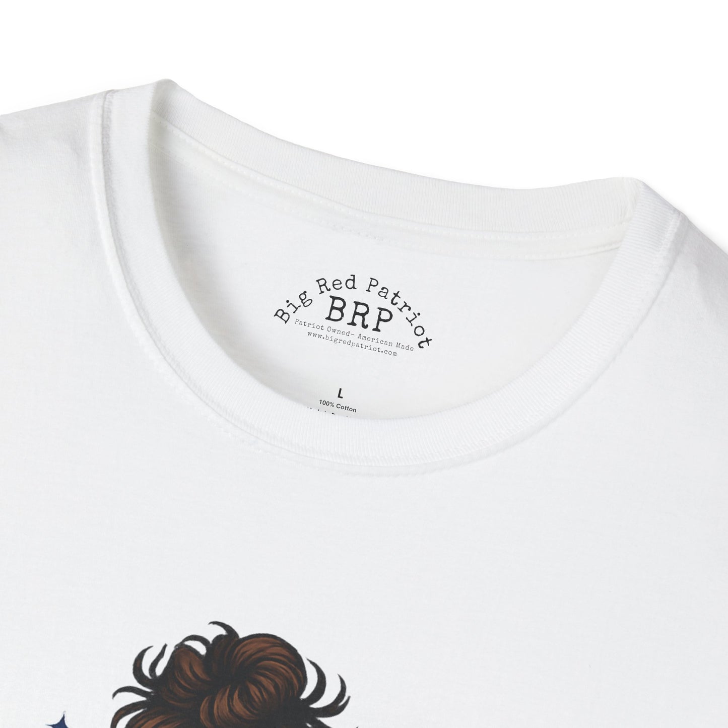 Pretty Girls Love America Softstyle Tee - Brunette (Light Tees)