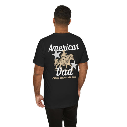 American Dad Patriotic Short Sleeve Tee - Dark
