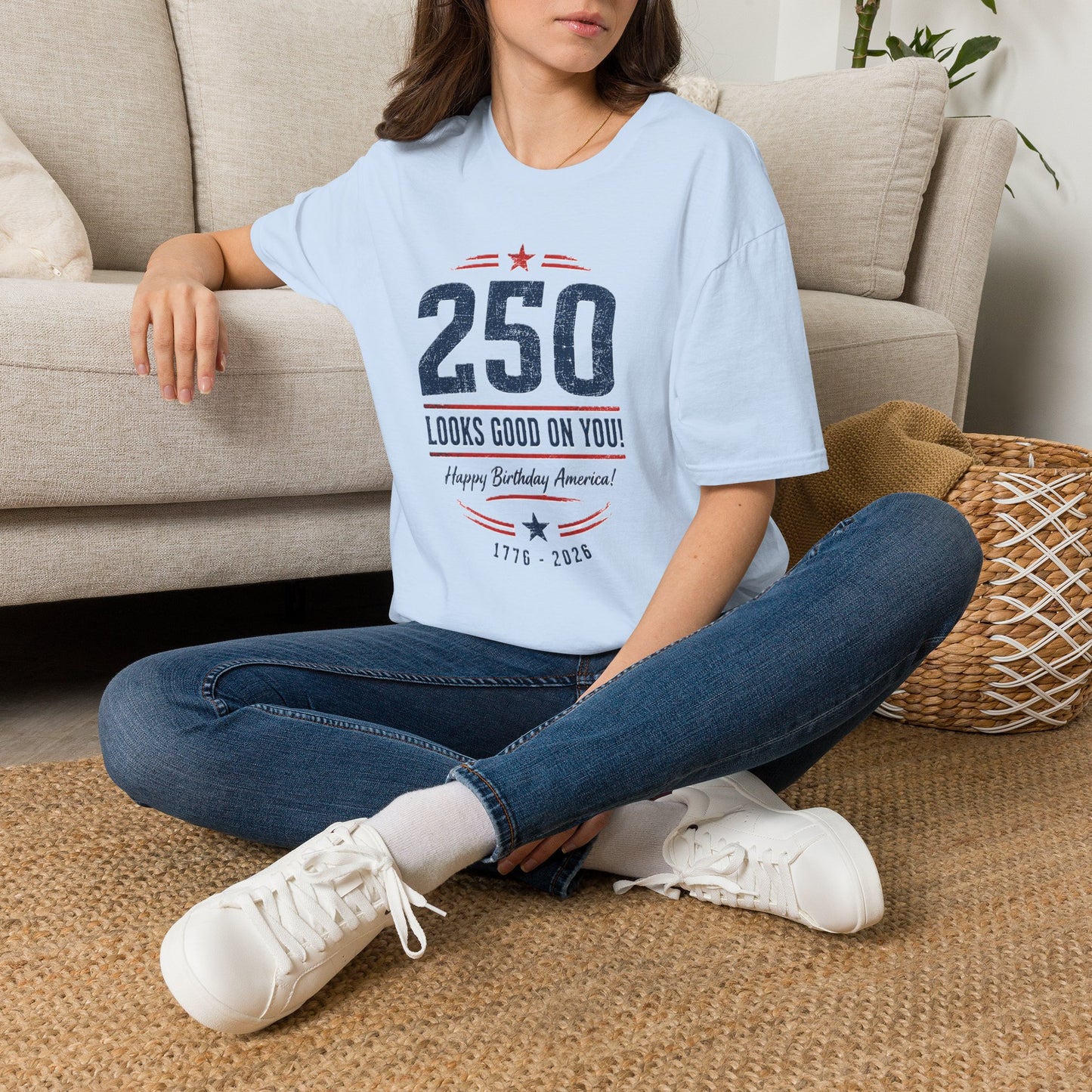 250 Looks Good On You America 250 Vintage Tee