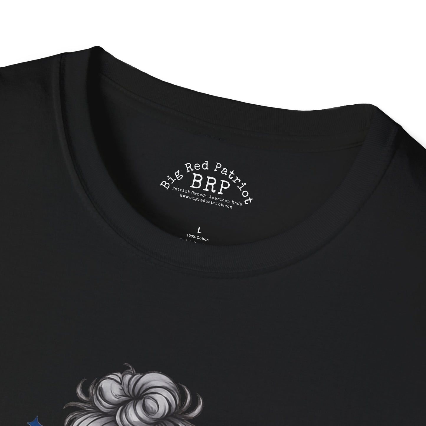 Pretty Girls Love America Softstyle Tee - Silver Hair (Dark Tees)