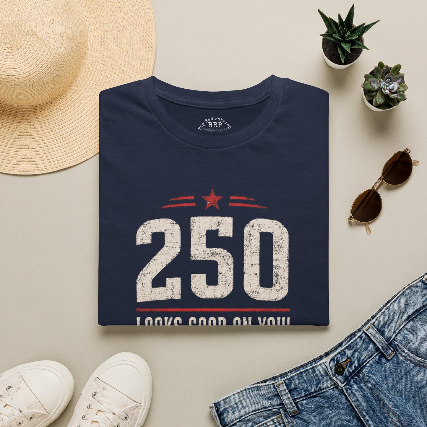 250 Looks Good On You America 250 Vintage Tee