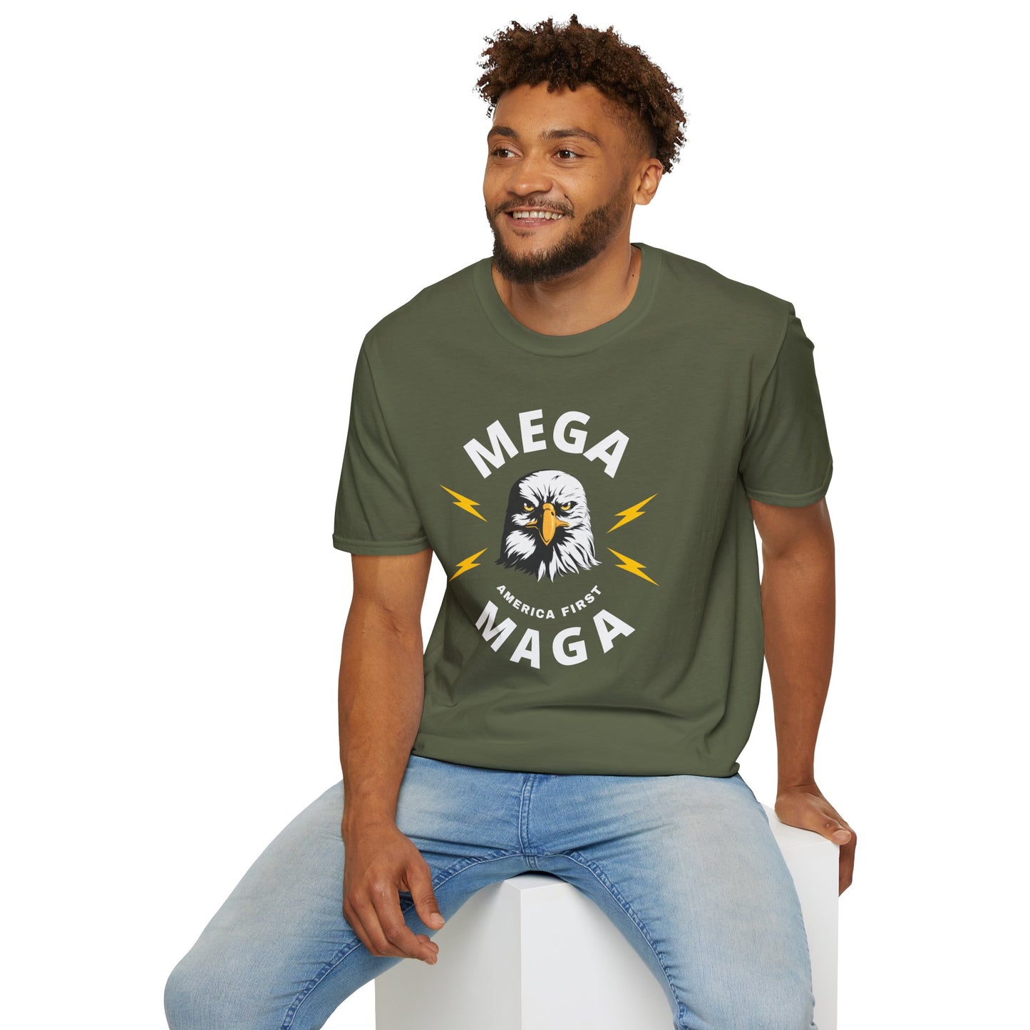 Mega MAGA Eagle Tee