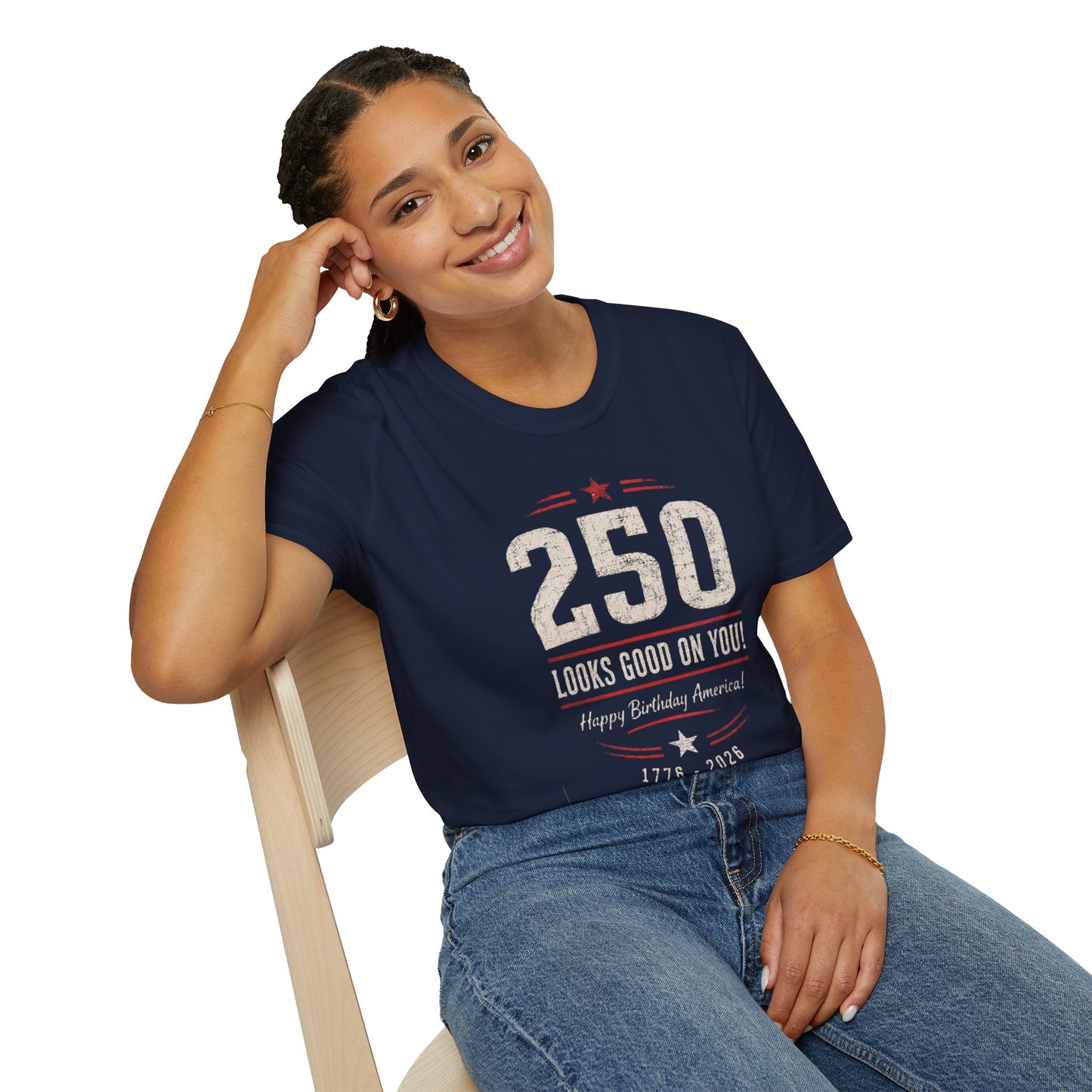 250 Looks Good On You America 250 Vintage Tee