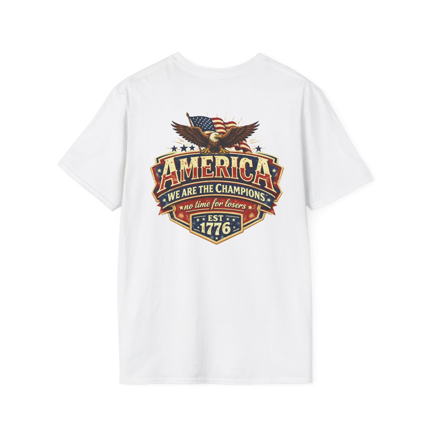 America We Are The Champions, America 250 Line Unisex Tee - Light
