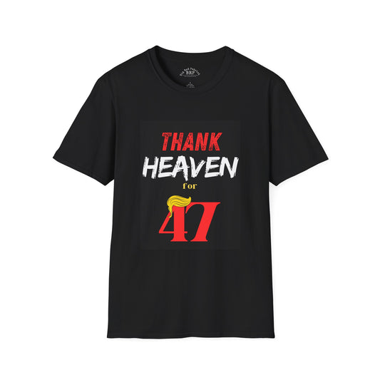 Thank Heaven For 47 Tee - Black