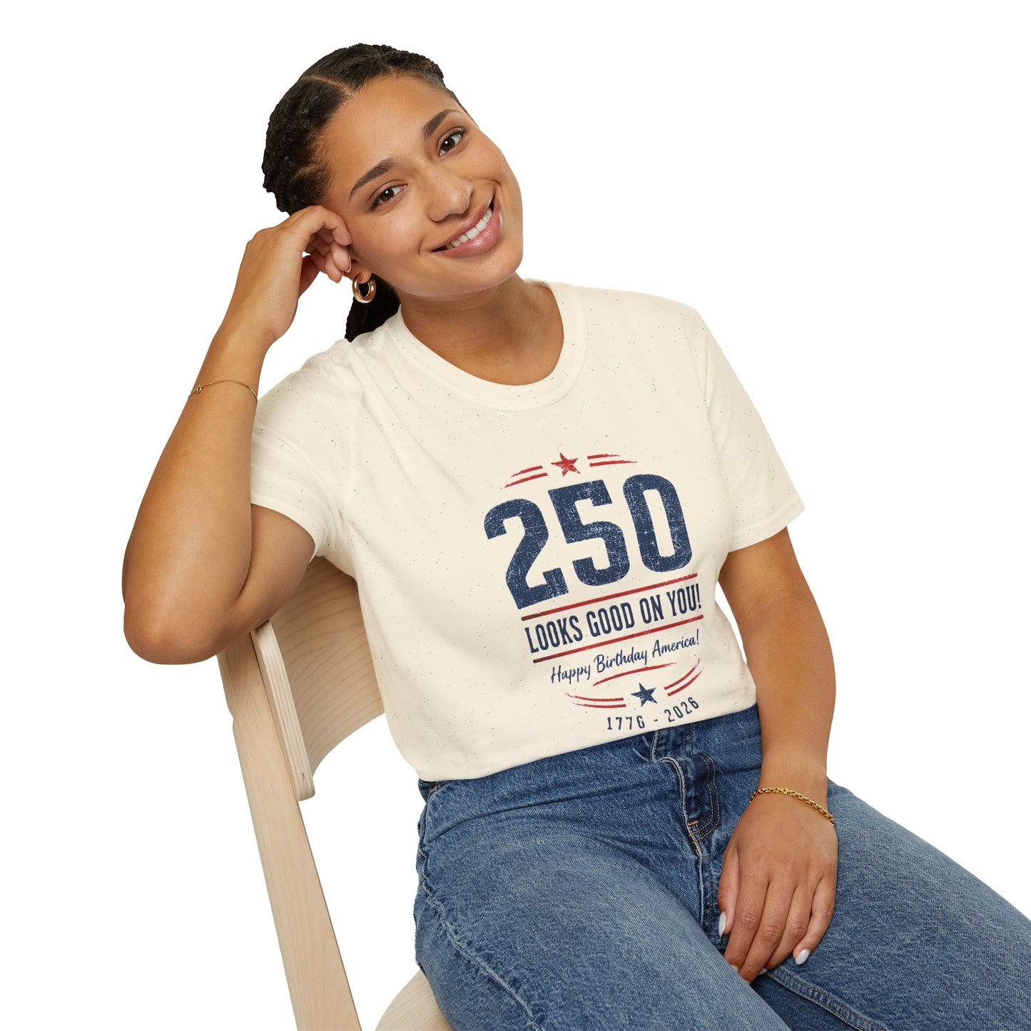 250 Looks Good On You America 250 Vintage Tee