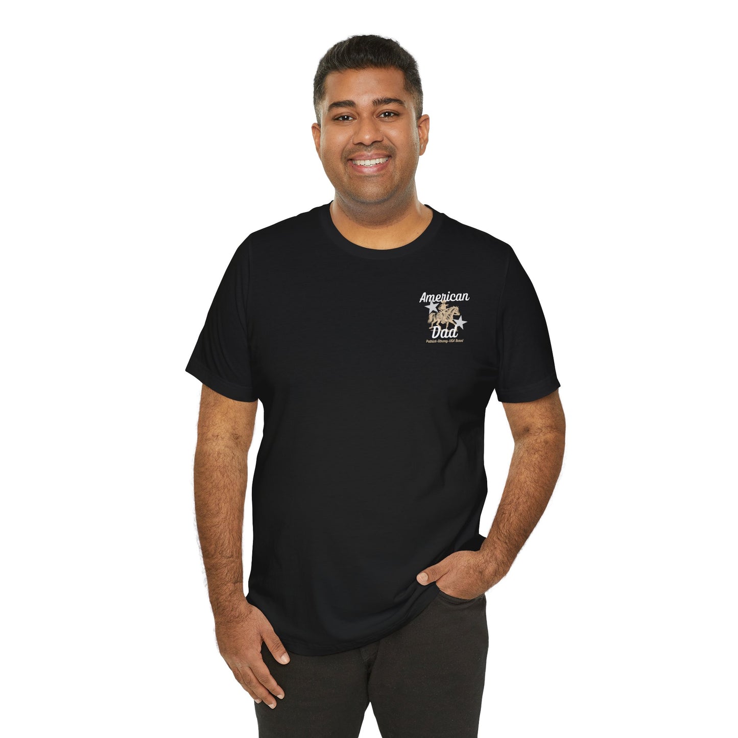 American Dad Patriotic Short Sleeve Tee - Dark