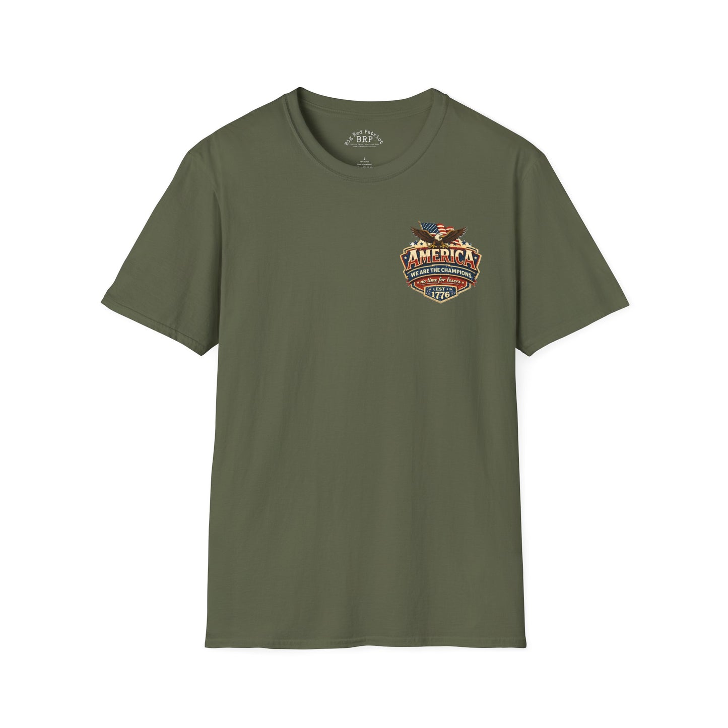 America We Are The Champions, America 250 Line Unisex Tee - Dark