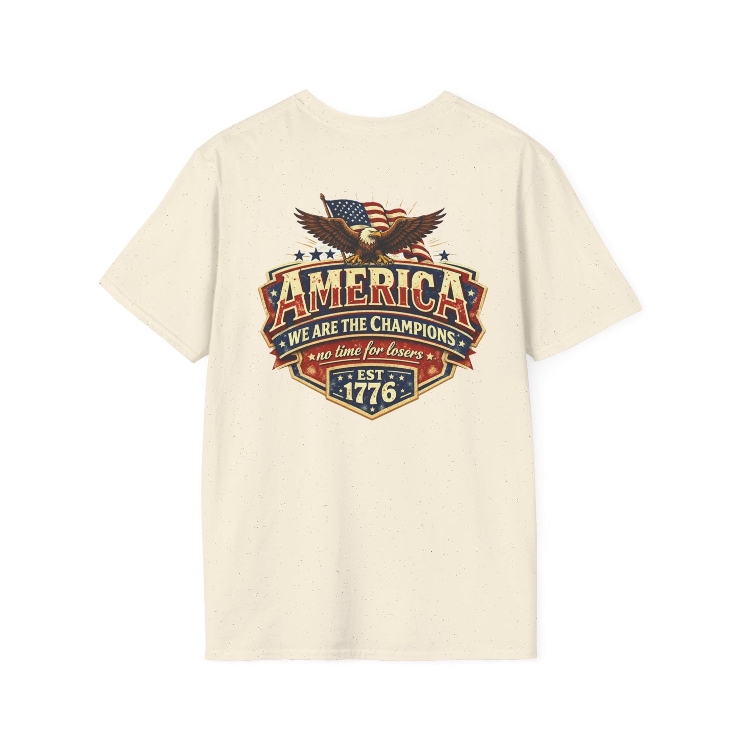 America We Are The Champions, America 250 Line Unisex Tee - Light