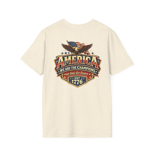 America We Are The Champions, America 250 Line Unisex Tee - Light